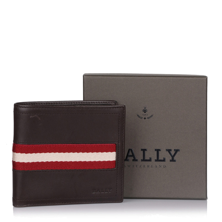 bally/巴利多色小牛皮男士短款钱包/钱夹tye 深蓝色
