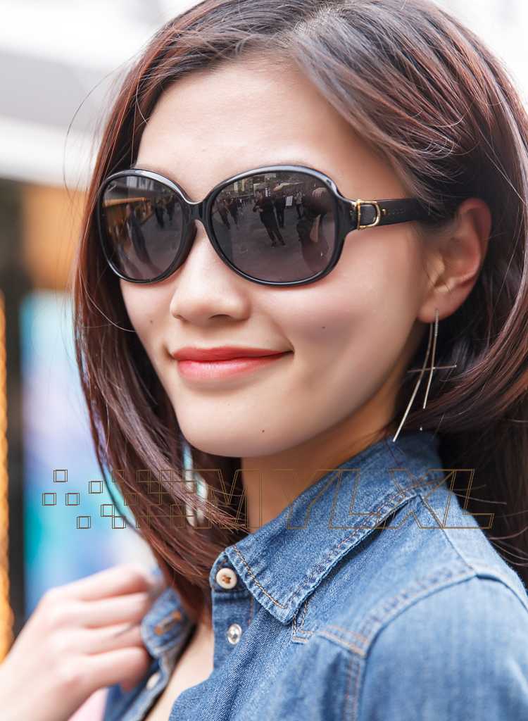 gucci/古驰太阳镜 gg3662/k/s 0xo6y咖色框女士马衔扣真皮镜腿墨镜 高