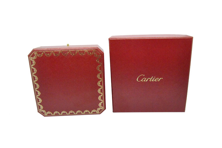 cartier/卡地亚 女士玫瑰k金粉宝石项链挂坠