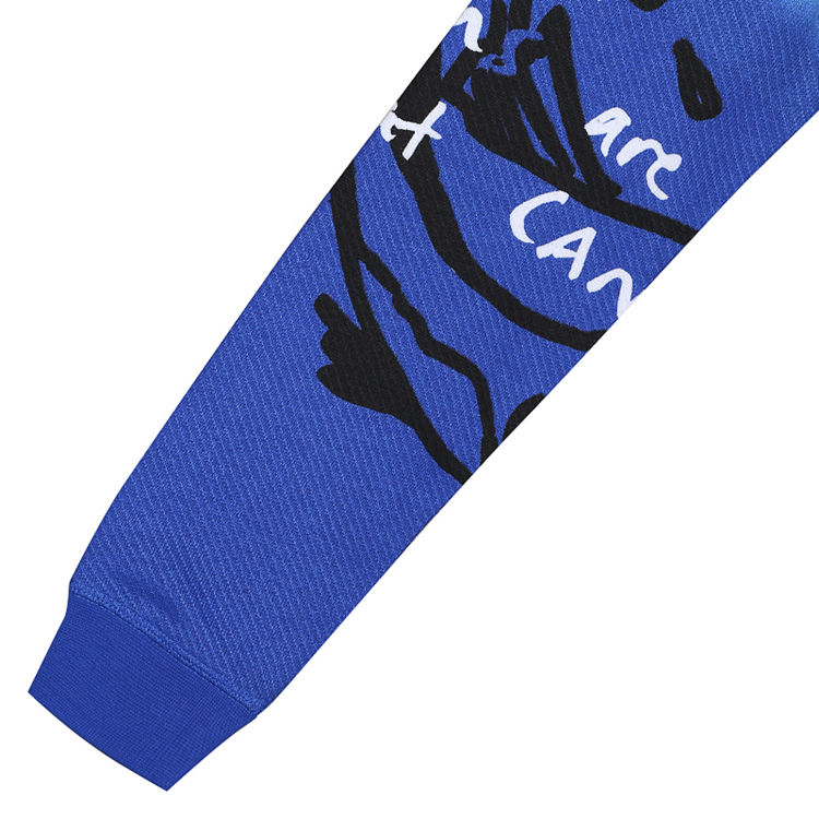 kenzo/高田贤三白色底蓝色海浪图案纯棉女士卫衣 928 1t0828 01 白色